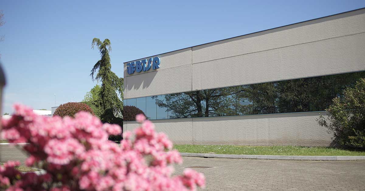 Componenti BTSR International realizzati con compound tecnici LATI per garantire prestazioni elevate, precisione e durata nel tempo