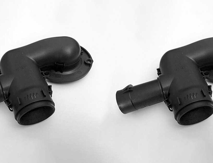 采用 LATI 的 LATIOHM 66-07 PD08 G/30 导电复合材料制造的暖通空调部件,确保静电消散和运行安全