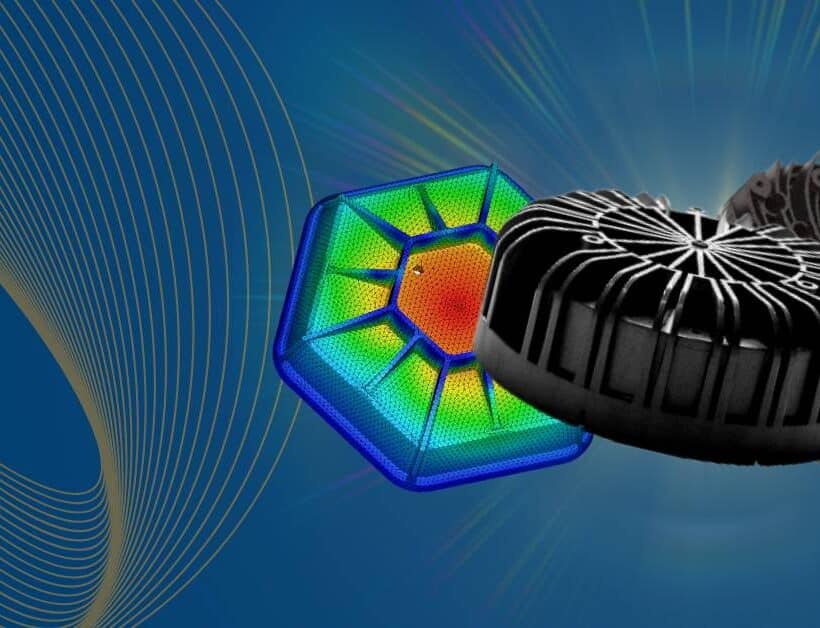 Kühlkörper aus thermisch leitfähigem Kunststoffmaterial