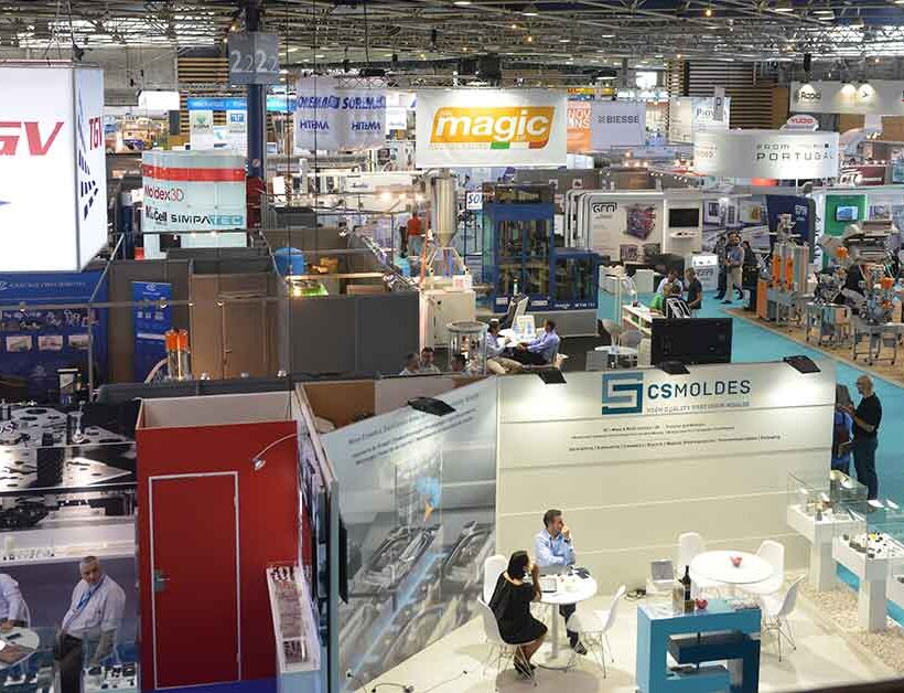 Photo taken at the FIP trade fair, aerial view of the stands
