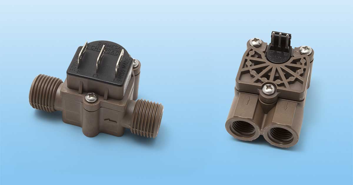 Misuratore di flusso ad alta precisione realizzato con il compound LARTON G/40 NAT 0169 F1 di LATI per garantire stabilità dimensionale e resistenza chimica