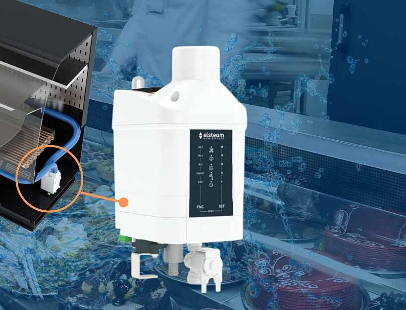 Umidificatore Mistral di Elsteam realizzato con compound autoestinguenti LATI per garantire sicurezza elettrica e resistenza al calore