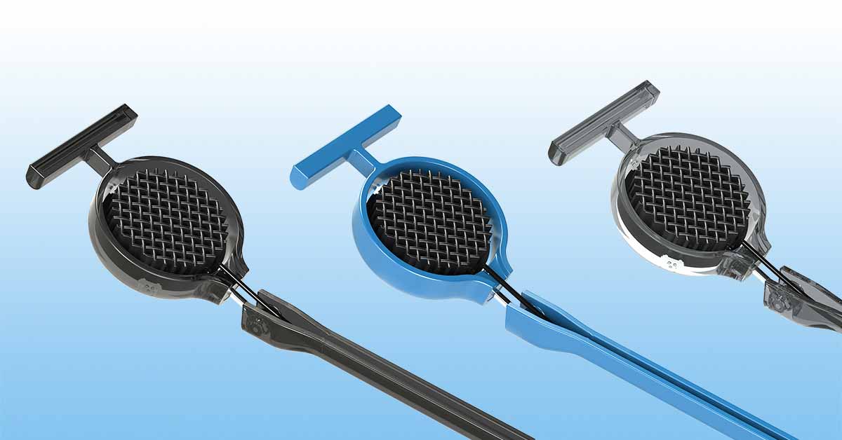 Base dissipante della lampada LED Tivedo realizzata con compound termoconduttivo LATICONTHER 62 GR/50 NAT 8826 di LATI per una gestione ottimale del calore