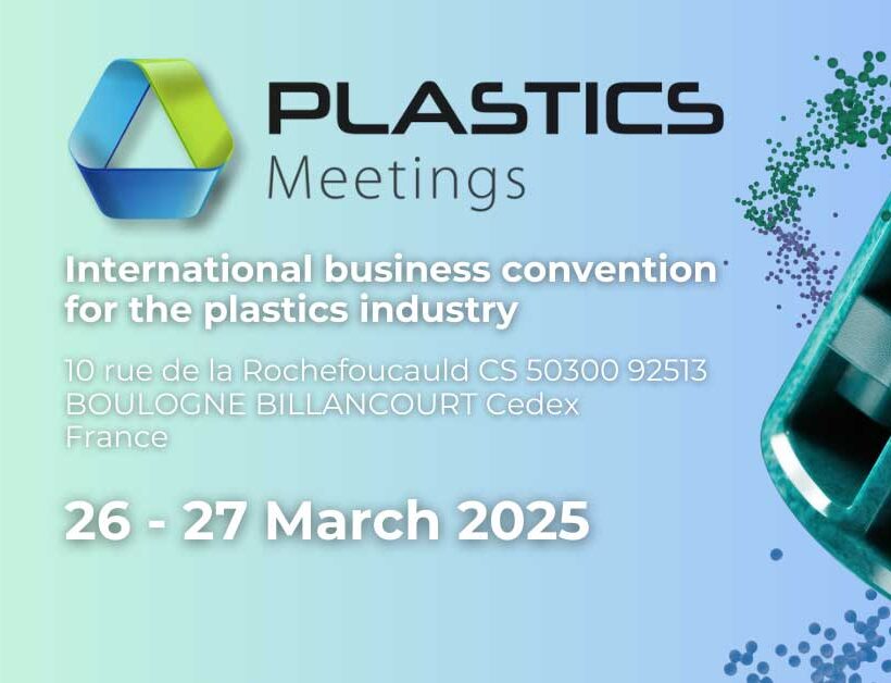 Booths and participants at Plastics Meetings 2025 in Lyon, international convention for the plastics industry