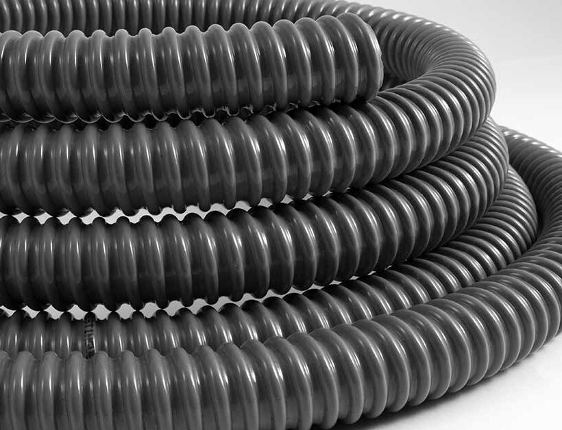 使用 LATI 无 PVC 化合物制造的波纹管，确保柔韧性、机械强度和环境可持续性