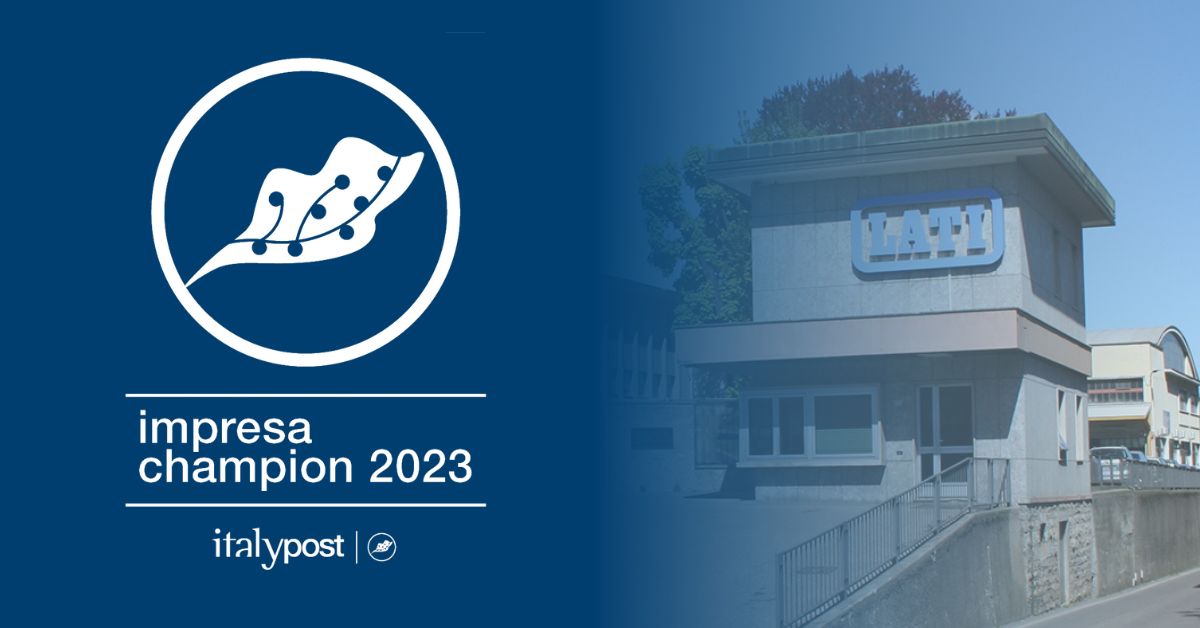 LATI premiata come Impresa Champion per la crescita, l’innovazione e la solidità nel settore dei compound termoplastici